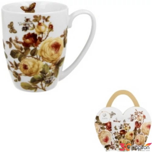 Bögre porcelán 350ml díszcsomagolásban, Zahra