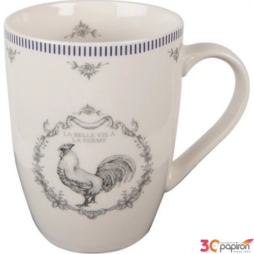 Bögre porcelán 350ml French Rooster 