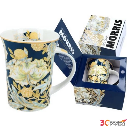 Bögre porcelán 350ml William Morris,dobozban