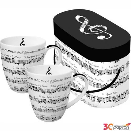 Bögre Porcelán 3,5dl Adagio 2db-os dobozban