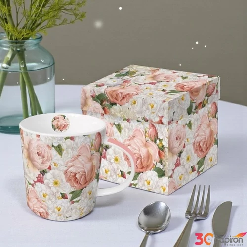 Bögre porcelán 3,5dl Armonia dobozban