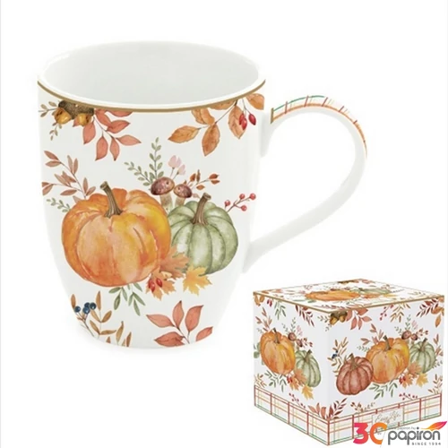 Bögre Porcelán 3,5dl Harvest dobozban