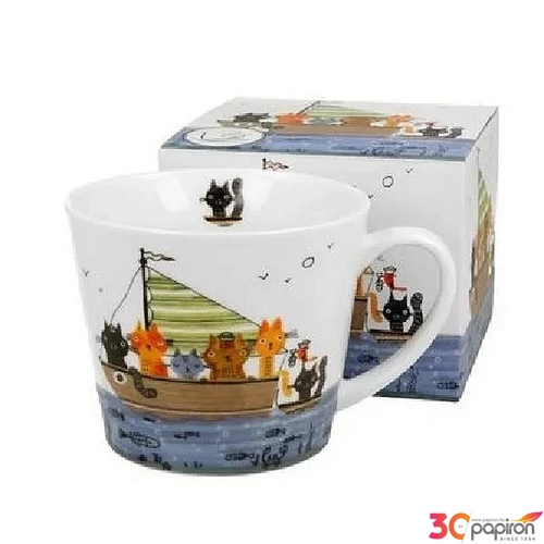 Bögre porcelán 610ml Cats crew