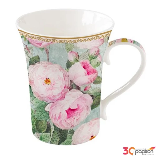 Bögre Porcelán 3,6dl Roses in Bloom dobozban