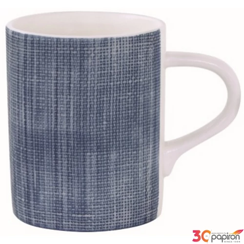 Bögre Porcelán 3,7dl szövött hatású Blue Breeze Light B dobozban