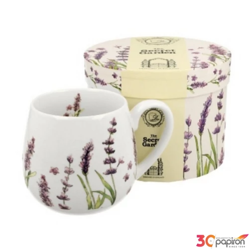 Bögre Porcelán 4dl Classic Lavender dobozban