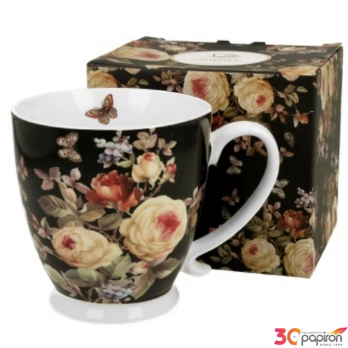 Bögre Porcelán 400ml díszdobozban, Warda