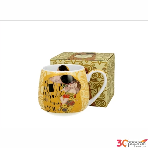 Bögre Porcelán 4,3dl Klimt:The Kiss dobozban