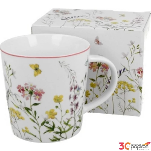 Bögre porcelán 450ml dobozban,Alice 