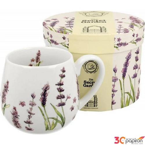 Bögre porcelán 450ml Levendula 