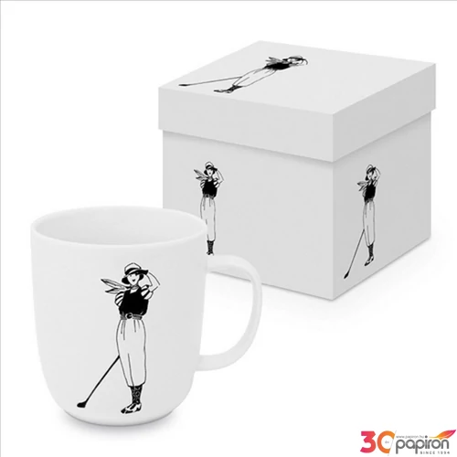 Bögre Porcelán 4dl Atelier Golfeuse 4db-os dobozban