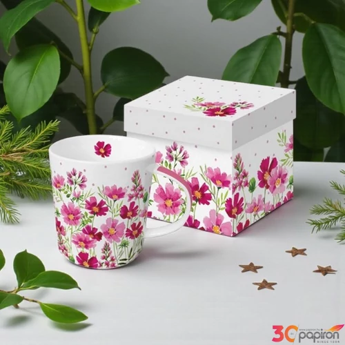 Bögre porcelán 4dl dobozban, Anabelle