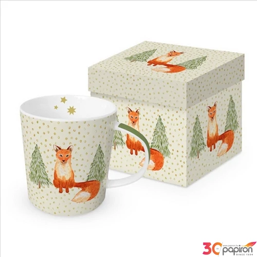 Bögre Porcelán 4dl Snowflakes