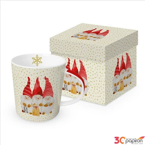 Bögre Porcelán 4dl Stars