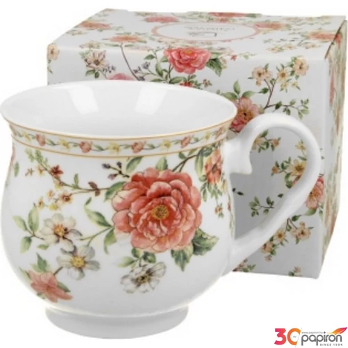 Bögre porcelán 530ml dobozban, Carissima