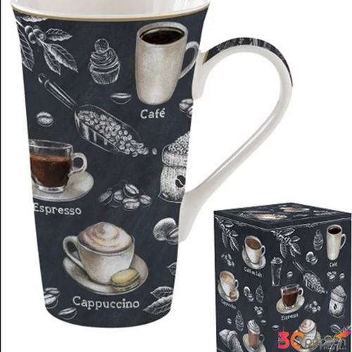 Bögre Porcelán 6dl Barista dobozban