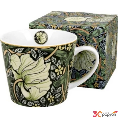 Bögre porcelán 600ml dobozban, William Morris:Pimpernel