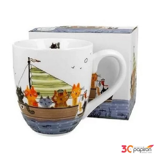 Bögre porcelán 1l Cats crew