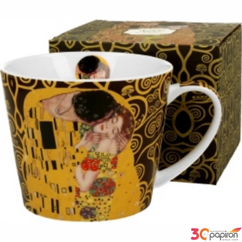 Bögre Porcelán 6,1dl Klimt:The Kiss dobozban
