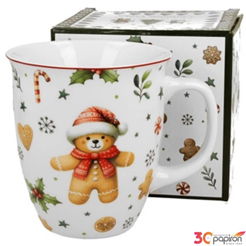 Bögre porcelán 650ml dobozban, Christmas Cuties 