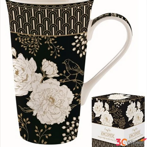 Bögre Porcelán 6dl Art Deco
