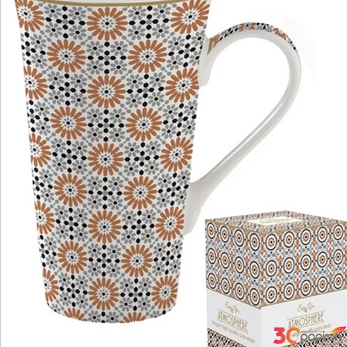 Bögre Porcelán 6dl Atmosphere, Geoethnic dobozban