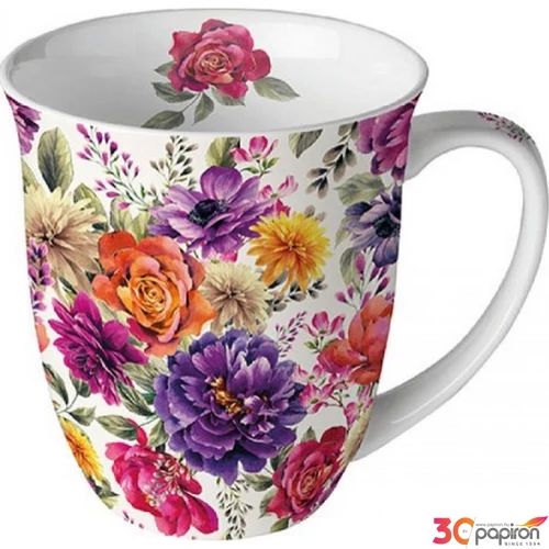 Bögre porcelán Ambiante Anne white 4dl porcelánbögre