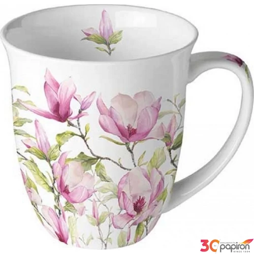 Bögre porcelán Ambiante Blooming magnolia 4dl porcelánbögre