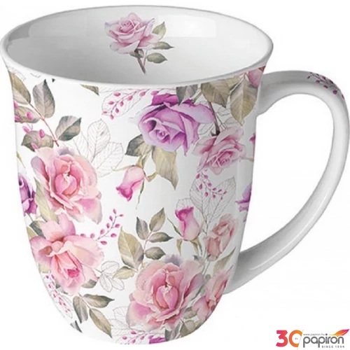 Bögre porcelán Ambiante Josephine 4dl porcelánbögre