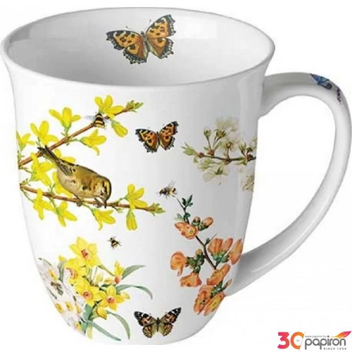 Bögre porcelán Ambiante Spring awakening 4dl porcelánbögre