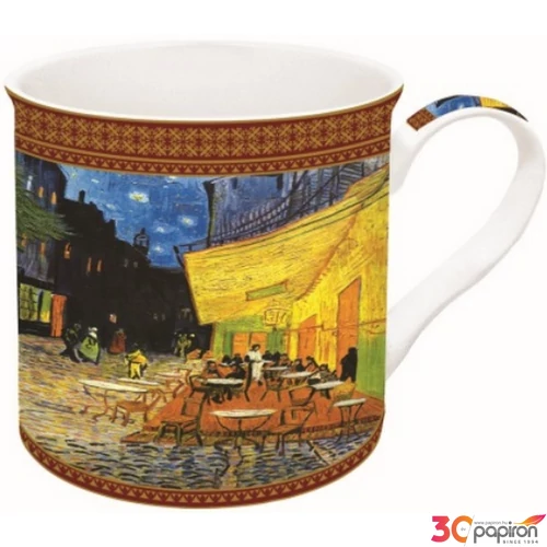 Bögre Porcelán 3dl Van Gogh: Kávéház éjjel dobozban