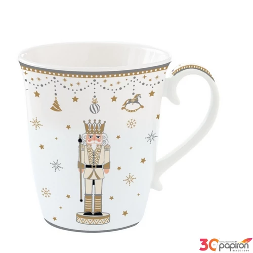 Bögre Porcelán karácsonyi 2,7dl Royal Nutcracker dobozban