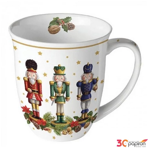 Bögre porcelán Ambiante Bearded nutcracker 4dl porcelánbögre