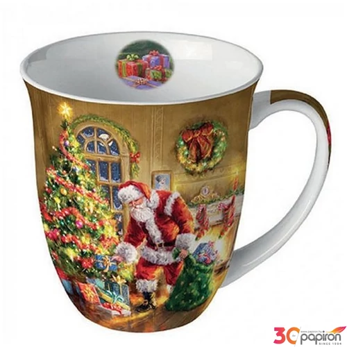 Bögre porcelán Ambiante Gifts under Christmas tree 4dl porcelánbögre