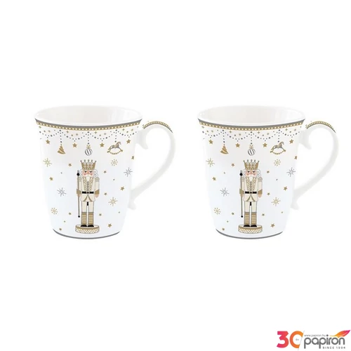 Bögre Porcelán karácsonyi 2,7dl Royal Nutcracker 2db-os dobozban