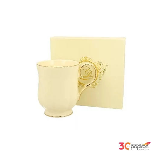 Bögre porcelán aranyszél Clark