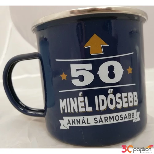 Bögre születésnap 50 Minél idősebb annál sármosabb'