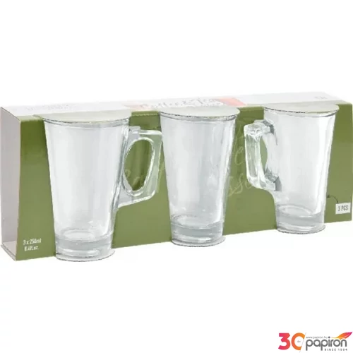 Bögre üveg 250ml 3db-os szett
