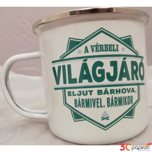 Bögre világjáró Névre szóló bögre
