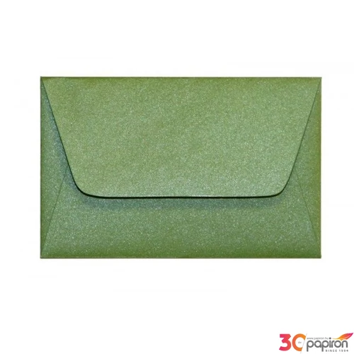 Boríték LA4 selyemfényű színes eucalyptus zöld 10db/csomag