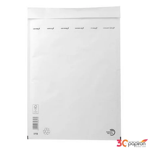 Boríték légpárnás W9/J19 fehér 320x455 mm külméret, 300x445 mm belméret 50db/doboz