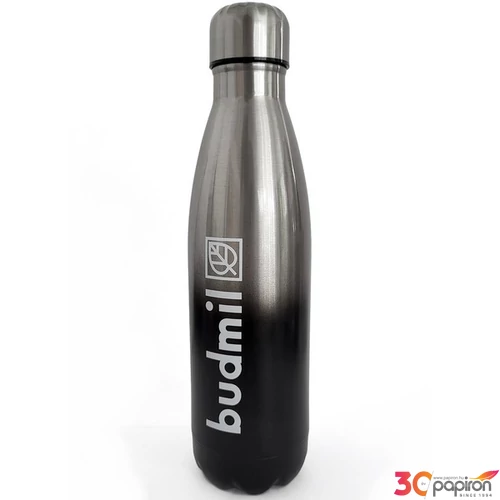 Budmil kulacs fém 500ml 25' Ezüst-Fekete Színátmenetes, 10250002/S3