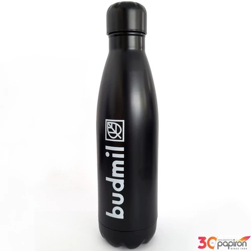 Budmil kulacs fém 500ml 25' Fekete, 10250002/S2