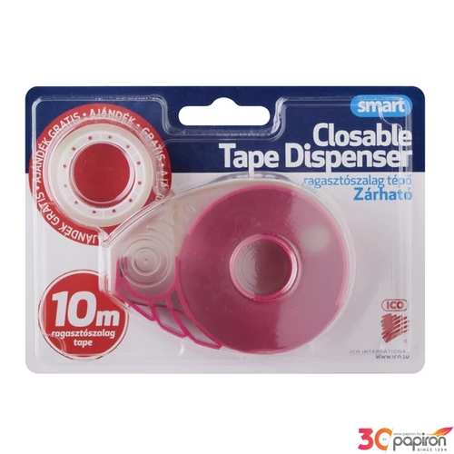 Celluxtépő ICO Smart Pink 19mmx33mm CELLUXTÉPŐ RAGASZTÓSZALAG adagoló