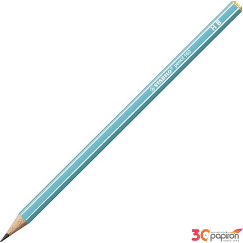 Ceruza HB Stabilo Pencil 160 hatszögletű - kék test Stabilo grafitceruza 160/02-HB