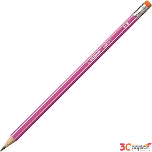 Ceruza HB Stabilo Pencil 160 hatszögletű rózsaszín - radíros Stabilo grafitceruza 2160/01-HB
