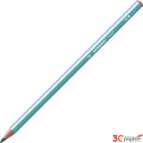 Ceruza HB Stabilo Trio háromszögletű vékony - kék Stabilo grafitceruza 369/02-HB