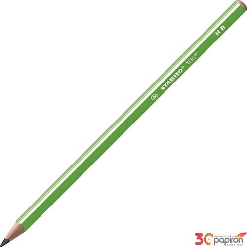 Ceruza HB Stabilo Trio háromszögletű vékony - világoszöld Stabilo grafitceruza 369/04-HB