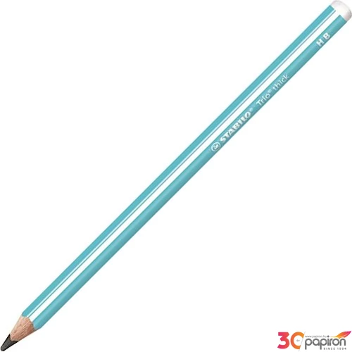 Ceruza HB Stabilo Trio thick háromszögletű kék test Stabilo grafitceruza 399/02-HB