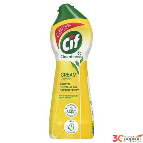Cif folyékony súroLó 500ml súrolókrém Lemon/citrom KHT029/41088 8db/karton;240db/sor;1200db/raklap